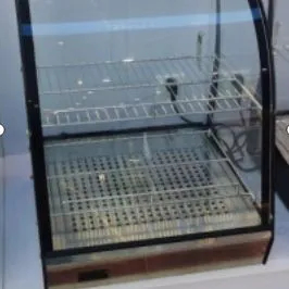 CE Approved Hot Sale 97L Commercial Curved Heating Showcase with Display Cabinet for Restaurant, Bakery on Sale