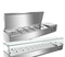 Restaurant Table-Top Pizza Display Refrigerator Pizza Salad Bar Undercounter Display Refrigerator