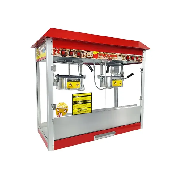 China Automatic Commercial Industrial Popcorn Making Machine Double Popcorn Maker