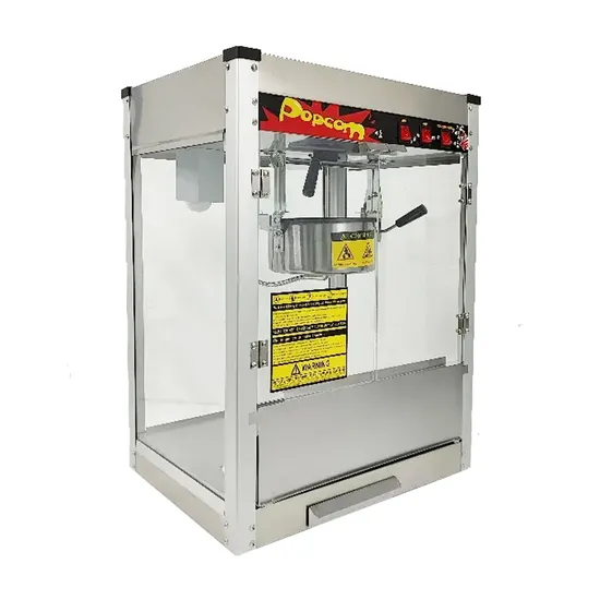 Commercial Stainless Steel Body 8oz 220V 110V Electric Popcorn Machine Popcorn Maker