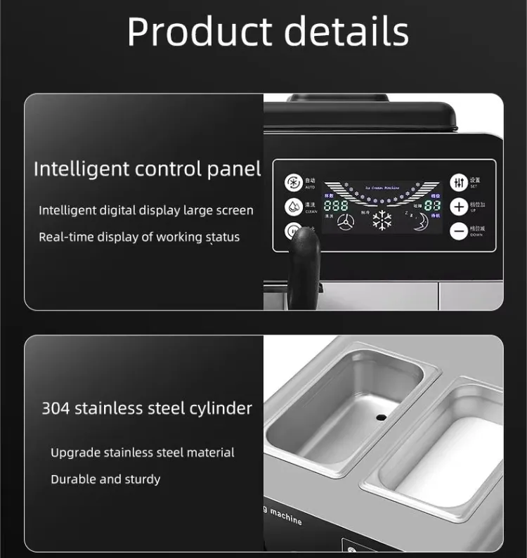 CT-Bql818t Electric Ice Cream Machine Ice Cream Maker Commercial Ice Cream Machine