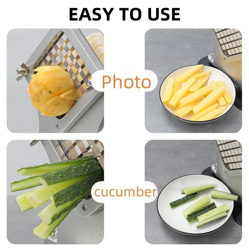 Manual French Fry Cutter and Potato Chipper for Perfectly Cut Fries