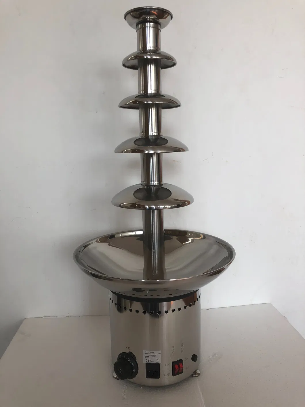 5 Layer Commercial Stainless Steel Chocolate Fountain (CT-1001)