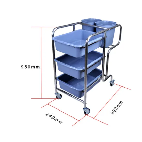 Commercial Restaurant Stainless Steel Collecting Cart