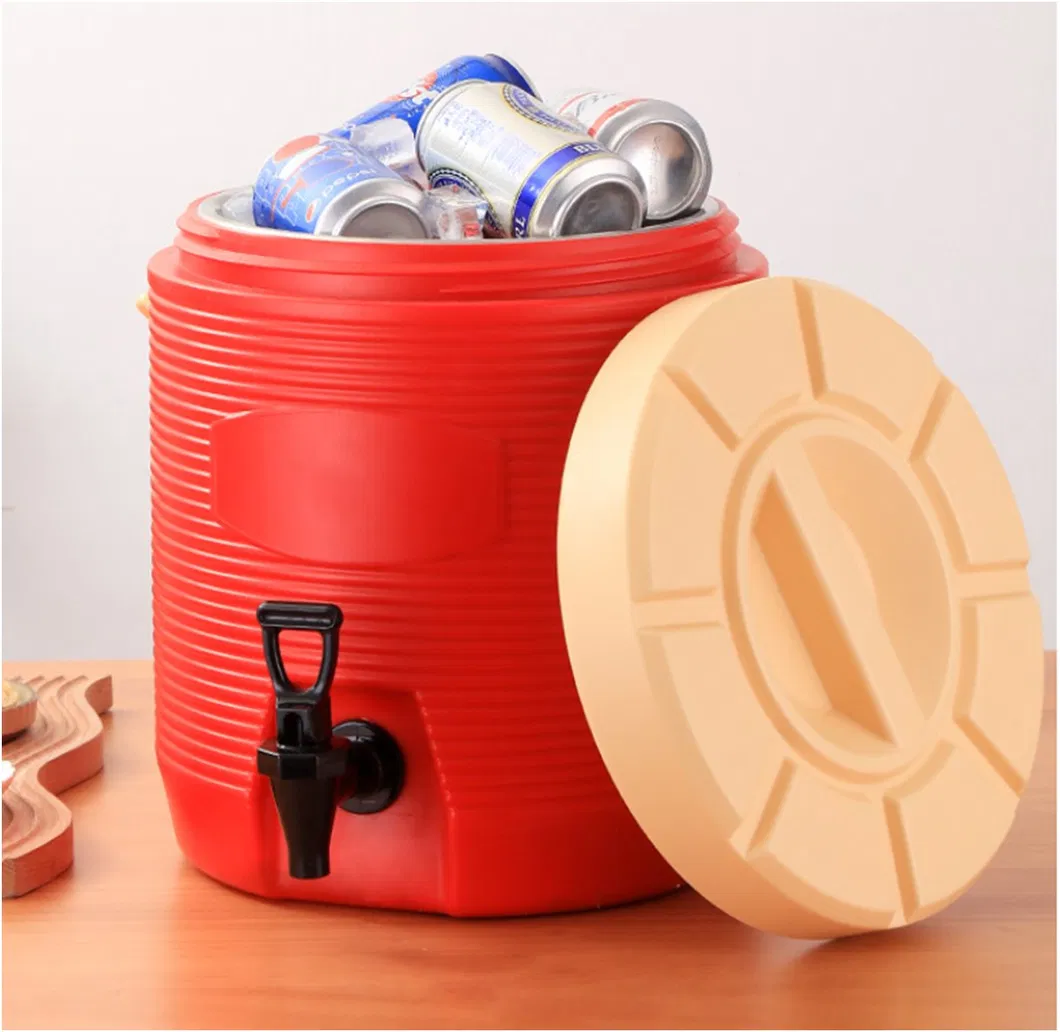 13L 15L 17L Plastic Body Stainless Steel Barrel Milk Tea Bucket