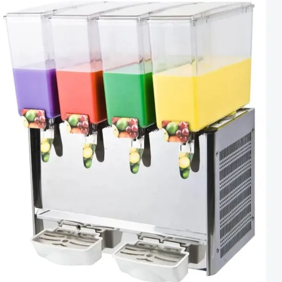 Stainless Steel Commercial Hot and Cold Juice Beverage Dispenser (CT-Jdm-9L*4)