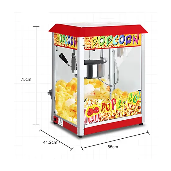 Cinema Popcorn Makers Making Machine Popcorn Machine Semi Automatic Industrial China Electric Caramel