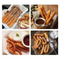 3L Stainless Steel Manual Churros Maker with Nozzle Attachments for Commercial Use