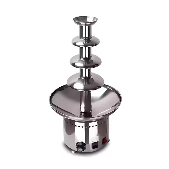 4 Tiers Commercial Chocolate Fountain for Restaurant