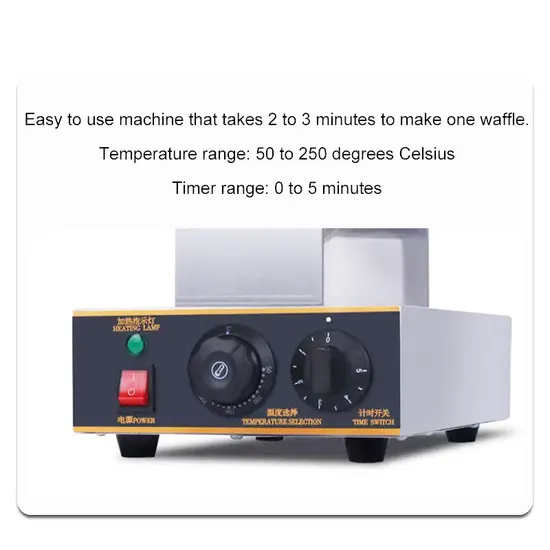 Food Truck Food Machinery Bubble Waffle Maker with Factory