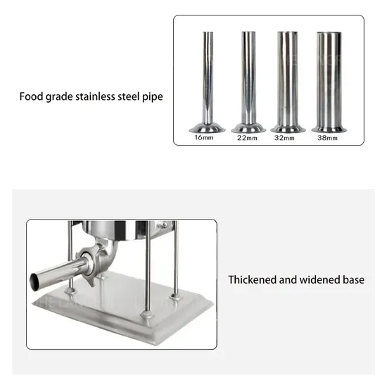 Manual Stainless Steel Sausage Stuffer Machine