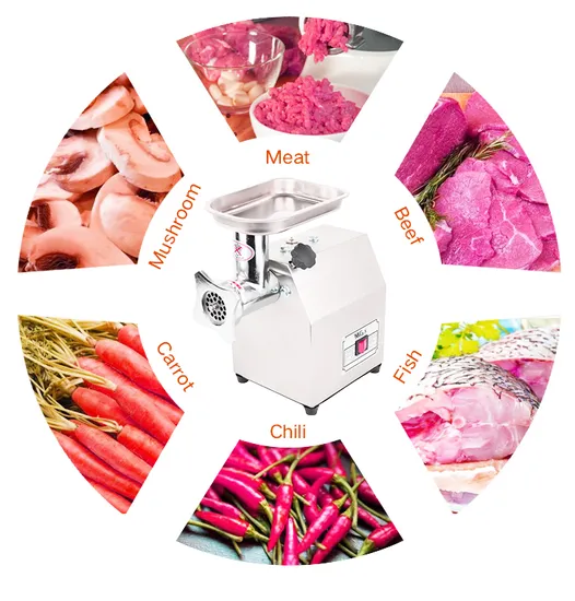 Stainless Steel Meat Processing Machine Meat Mincer for Home Use Easy