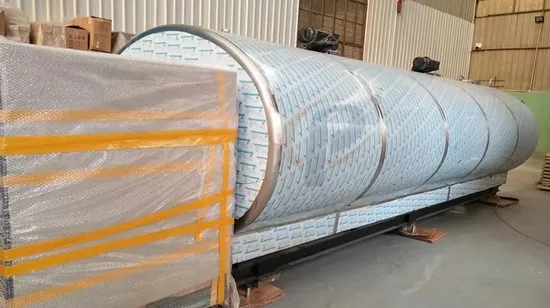 Premium 10000L Stainless Steel Milk Cooling Tank Milk Cooler Chiller Refrigerator Milk Chilling Tank