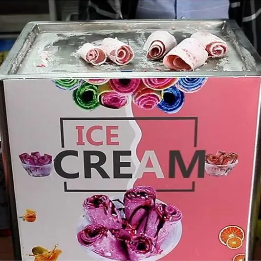 2025 Hot Sell Commercial Fired Ice Cream Rolls Machine /Fired Ice Rolls Maker /Fired Yogurt Rolls Machine or Maker