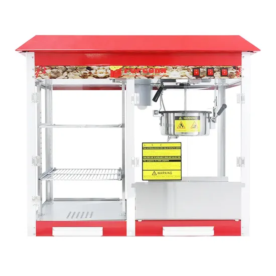Popcorn Machine Commercial Fully Automatic Free Pot Night Market Stall with Warmer