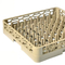 64-Compartment Plastic Tray Plate Washing Rack for Commercial Dishwasher