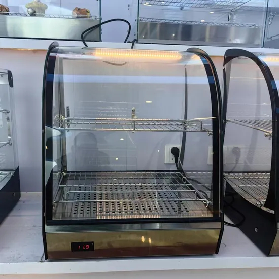 Professional Electric 97L Food Warming Display Case Refrigeration Equipment