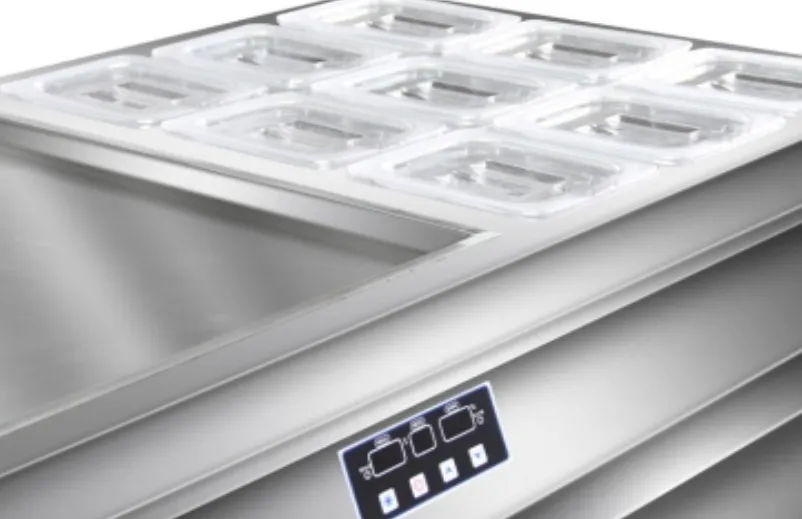 Advanced Intelligent Temperature Control Fried Ice Cream Roll Maker with 9 Barrels