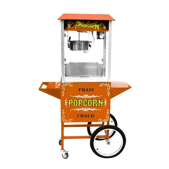Factory Electric Popcorn Making Machine Cart Cinema Popcorn Machine Maker Commercial Free Standing Popcorn Machine