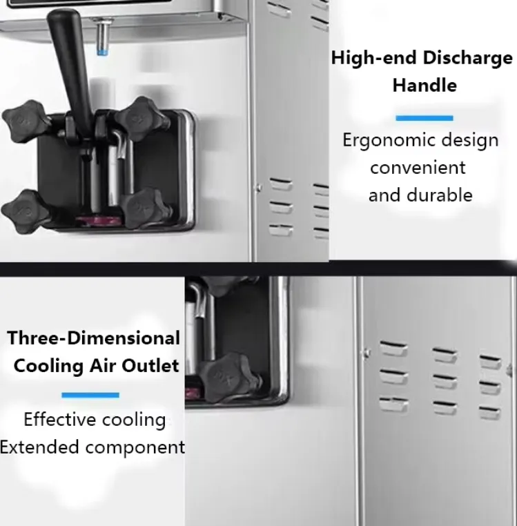 Premium Stainless Steel Coin-Operated Ice Cream Vending Machine