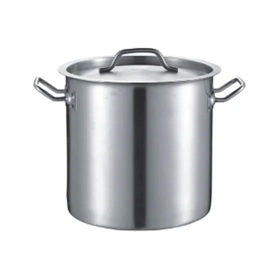 12L Custom 6L~225L Multi Sizes Stainless Steel Stock Pot High Pot Cookware Large Cooking Pot for Home Restaurant Soup Barrel