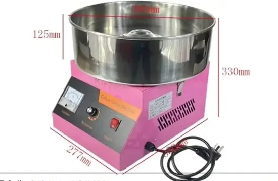 Professional Pink Cotton Candy Machine with Wheels for Hot Sale