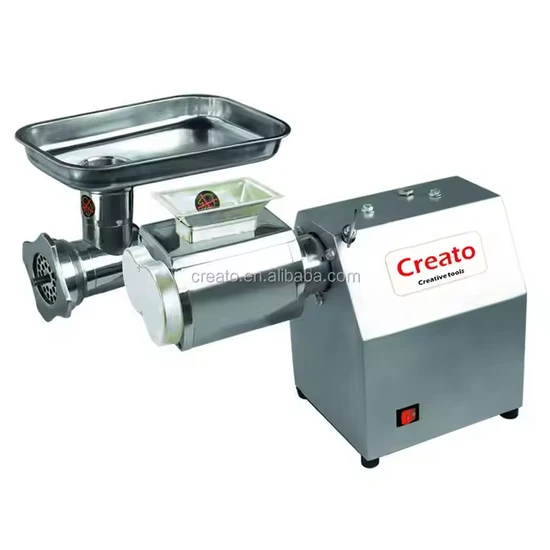 Electric Two-Function Table Type Meat Mincer for Home and Farm