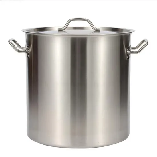 21L Professional Grade Stainless Steel Stock Pot for Chefs