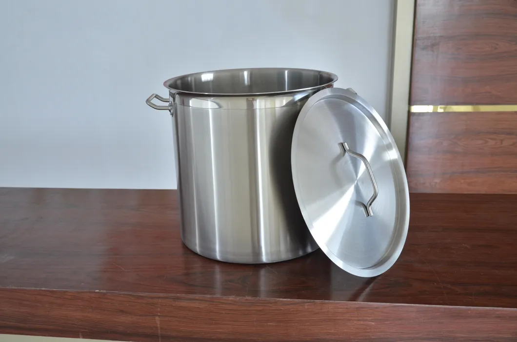 12L Custom 6L~225L Multi Sizes Stainless Steel Stock Pot High Pot Cookware Large Cooking Pot for Home Restaurant Soup Barrel