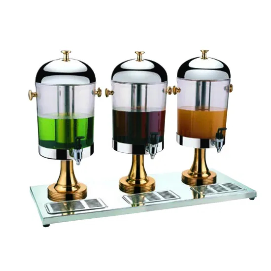 Durable Stainless Steel Cold Beverage Machine with Three Tanks