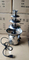 110V/60Hz 220V/50Hz Stainless Steel 4 Tiers Chocolate Fondue Fountain