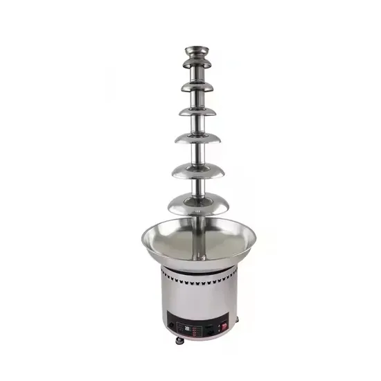7 Tiers Digital Display Chocolate Fountain for Commercial