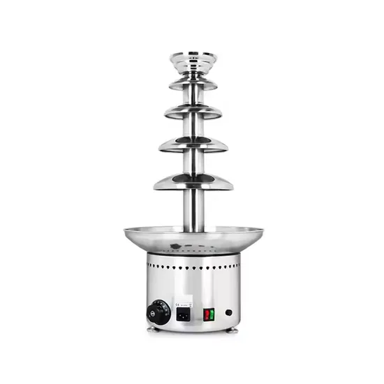 4 Tiers Commercial Chocolate Fountain for Restaurant