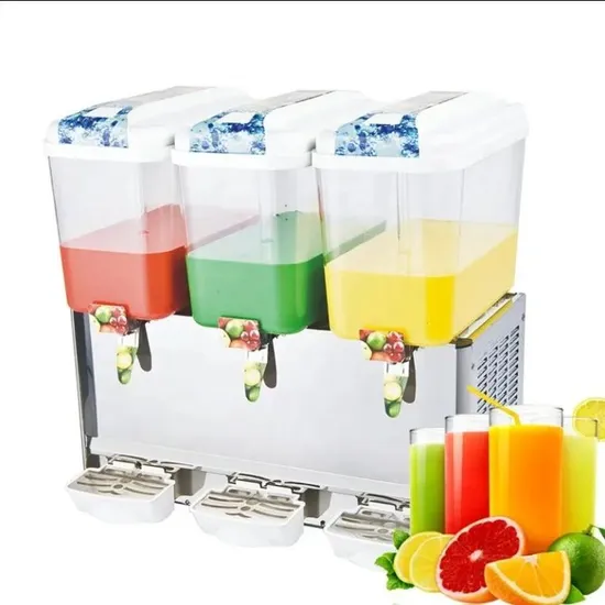 Buffet Supplies Restaurant Plastic Juice Container 1 Tanks with Tap Keeping Drink Stirring Style Beverage Dispenser Machine