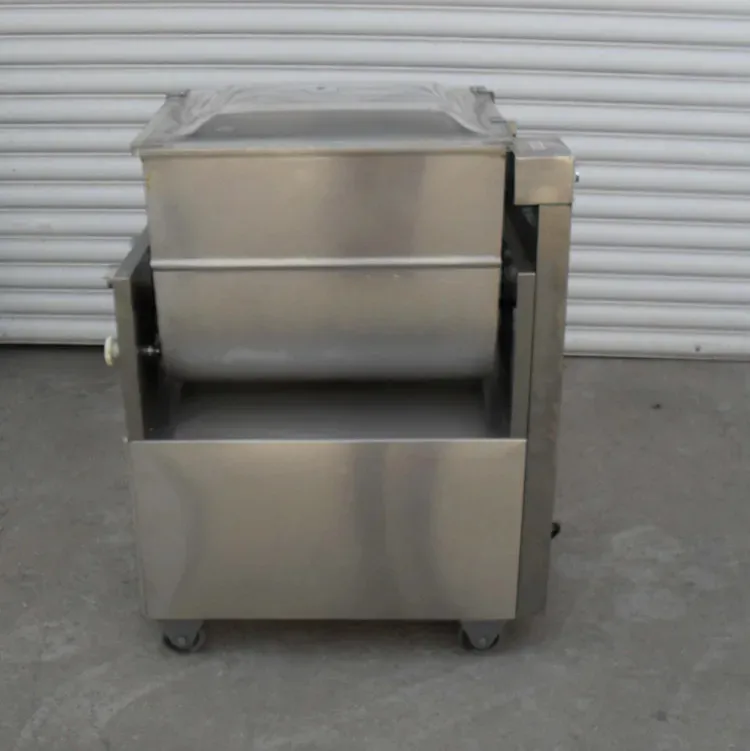 Commercial Stainless Steel Meat Filling Mixer for Sausage, Burger, and Meatball Processing