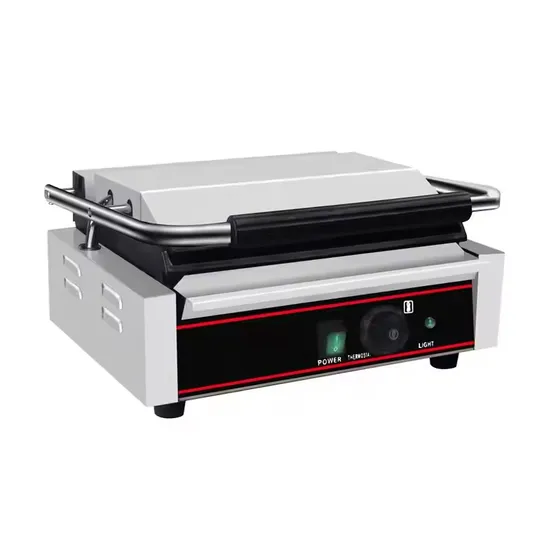 Premium Stainless Steel Electric Panini Maker for Restaurants