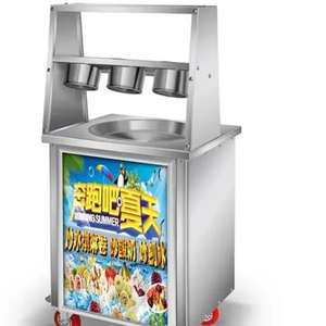 High-Performance Fried Ice Cream Rolls Machine for Ice Cream Shops