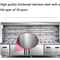 Dual Temperature Commercial Refrigerator Freezer for Fresh Food Display