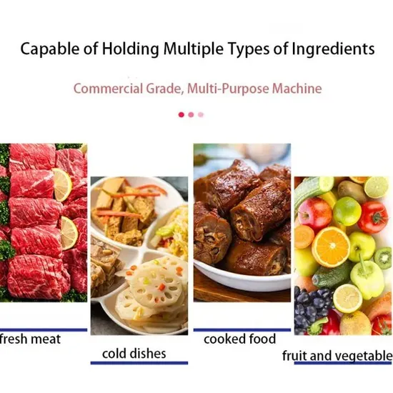 Versatile Supermarket Display Freezer for Cooked Meat Products