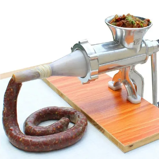 Premium Manual Meat Grinder for Home Cooking and Sausage Making