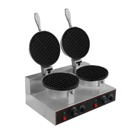 Commercial Stainless Steel Stroopwafel Making Machine DIY Waffle Baking Cooker