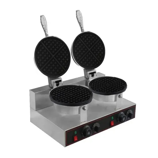 Commercial Stainless Steel Stroopwafel Making Machine DIY Waffle Baking Cooker