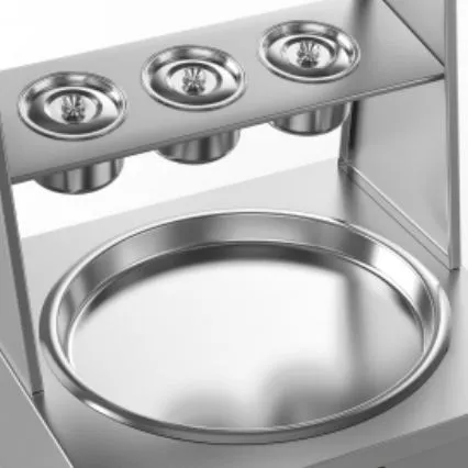 Premium Single Round Ice Cream Rolls Maker for Businesses