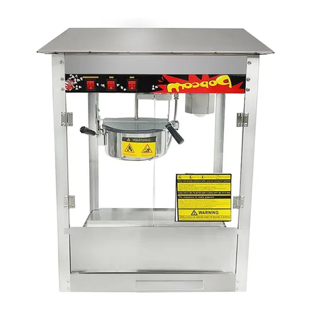 Commercial Stainless Steel Body 8oz 220V 110V Electric Popcorn Machine Popcorn Maker