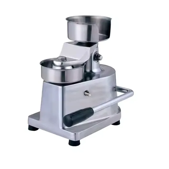 Heavy-Duty Manual Hamburger Press Machine for Juicy Patties