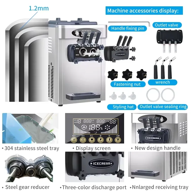 Premium Stainless Steel Coin-Operated Ice Cream Vending Machine