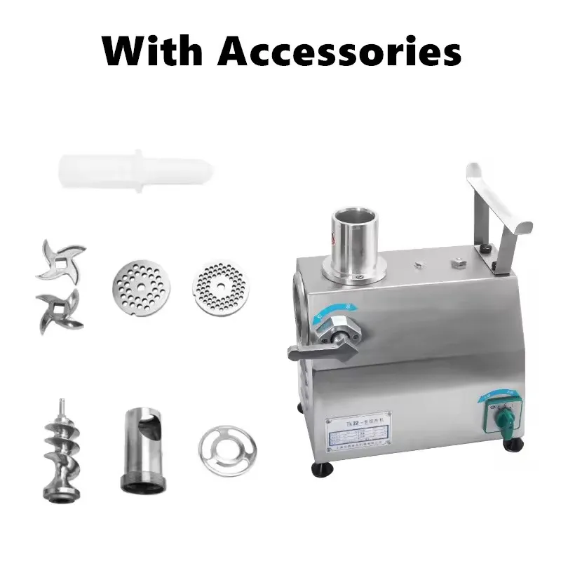 Professional Commercial Meat Grinder with Stainless Steel Housing and Auto Control