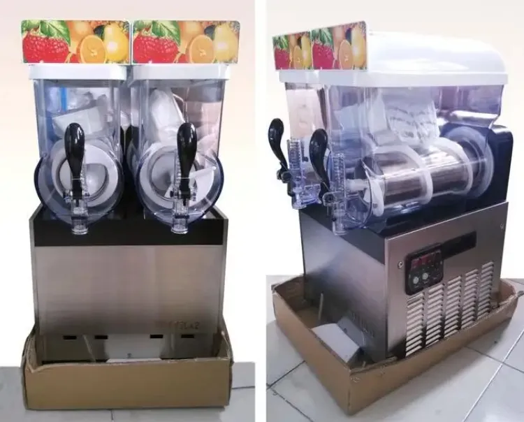 15L Commercial Triple Tank Slush Machine for Refreshing Beverages