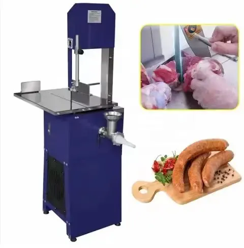 CT-BS250 Commercial Vertical Meat Bone Saw Machine with Meat Grinder