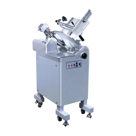 Commercial Grade Vertical Electric Meat Slicer for Frozen Cuts